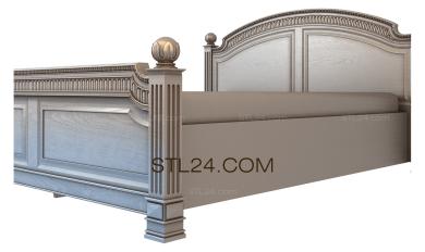 Спинки кроватей (SK_0422) 3D модель для ЧПУ станка