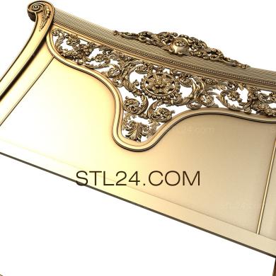 Спинки кроватей (SK_0446) 3D модель для ЧПУ станка