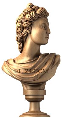 Statuette (STK_0036) 3D models for cnc