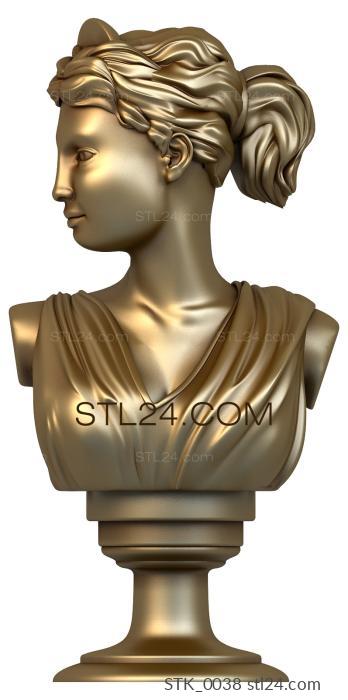 Statuette (STK_0038) 3D models for cnc