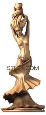 Statuette (STK_0039) 3D models for cnc