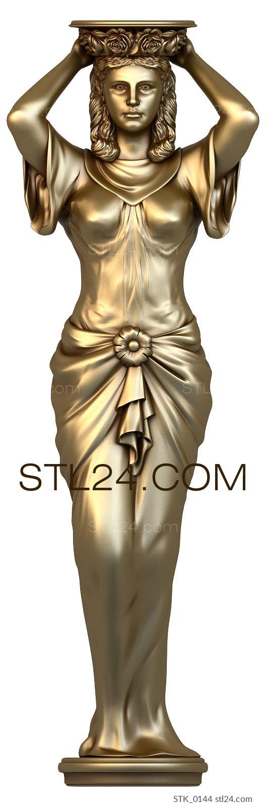 Statuette (STK_0144) 3D models for cnc
