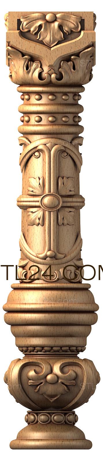 Church pillar (SC_0001) 3D models for cnc