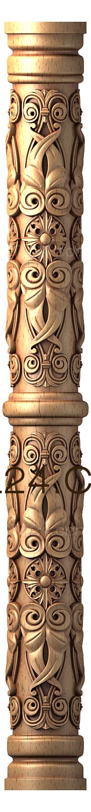 Church pillar (SC_0017) 3D models for cnc