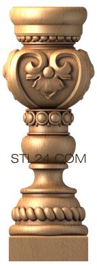 Church pillar (SC_0051) 3D models for cnc
