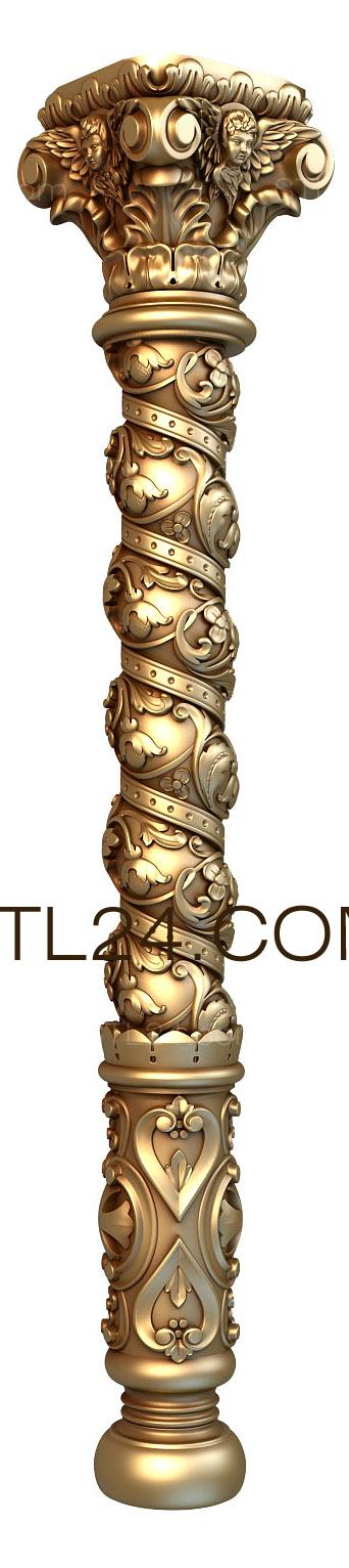 Church pillar (SC_0080) 3D models for cnc