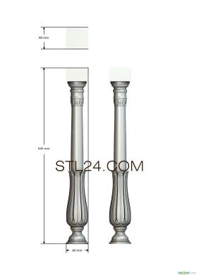 Church pillar (SC_0099) 3D models for cnc