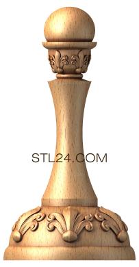 Pillar (ST_0217) 3D models for cnc
