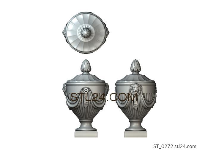 Pillar (ST_0272) 3D models for cnc