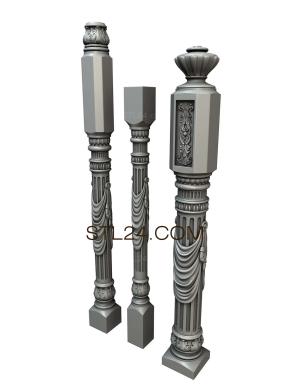 Pillar (ST_0280) 3D models for cnc