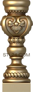 Pillar (ST_0297) 3D models for cnc