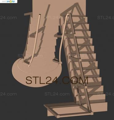 Столбы заходные (SZ_0131) 3D модель для ЧПУ станка