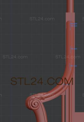 Столбы заходные (SZ_0153) 3D модель для ЧПУ станка
