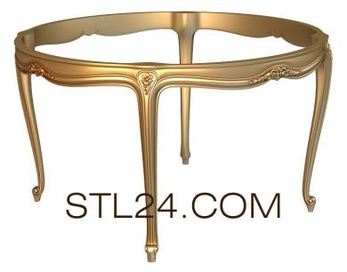 Tables (STL_0001) 3D models for cnc