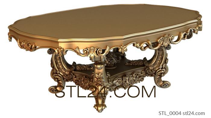 Tables (STL_0004) 3D models for cnc