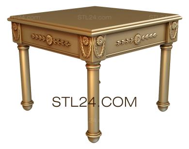 Tables (STL_0006) 3D models for cnc