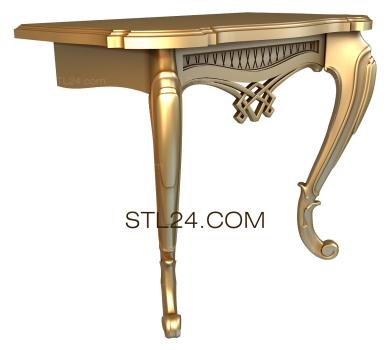 Tables (STL_0010) 3D models for cnc
