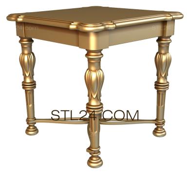 Tables (STL_0013) 3D models for cnc