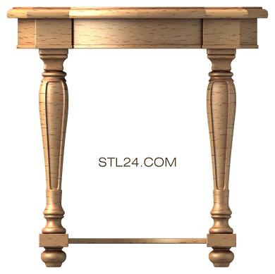 Tables (STL_0015) 3D models for cnc