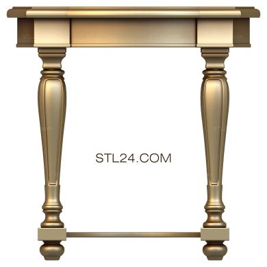 Столы (STL_0015) 3D модель для ЧПУ станка