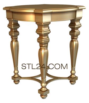 Tables (STL_0016) 3D models for cnc