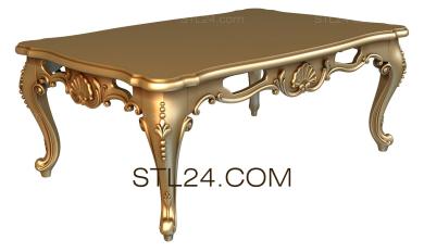 Tables (STL_0017) 3D models for cnc
