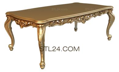 Tables (STL_0019) 3D models for cnc