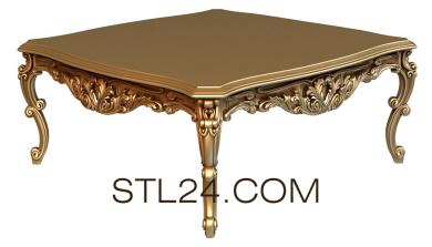 Tables (STL_0020) 3D models for cnc
