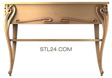 Столы (STL_0021) 3D модель для ЧПУ станка