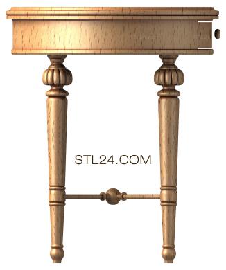 Tables (STL_0023) 3D models for cnc
