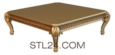 Tables (STL_0027) 3D models for cnc