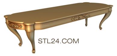 Столы (STL_0031) 3D модель для ЧПУ станка