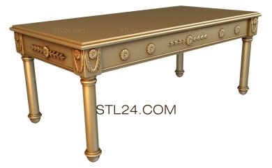 Tables (STL_0035) 3D models for cnc