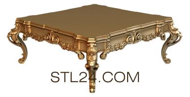 Tables (STL_0053) 3D models for cnc