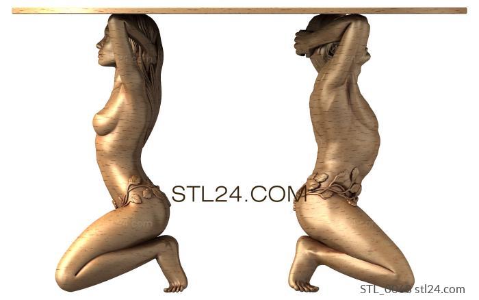 Tables (STL_0068) 3D models for cnc