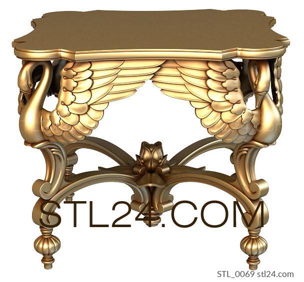 Tables (STL_0069) 3D models for cnc