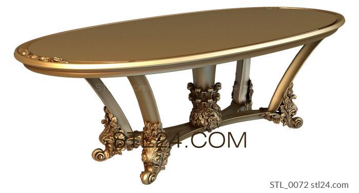 Tables (STL_0072) 3D models for cnc