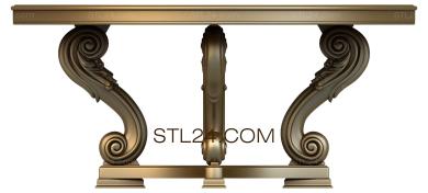 Столы (STL_0077) 3D модель для ЧПУ станка