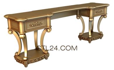 Tables (STL_0084) 3D models for cnc