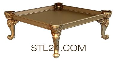 Tables (STL_0087) 3D models for cnc