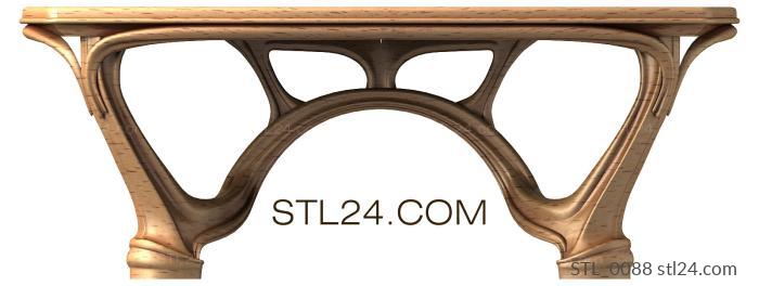 Tables (STL_0088) 3D models for cnc