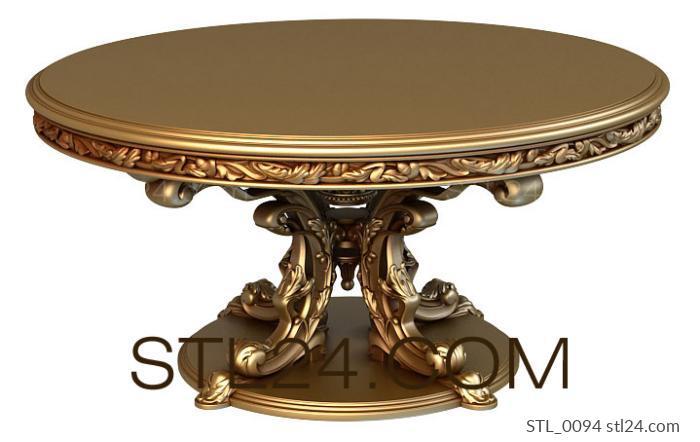 Tables (STL_0094) 3D models for cnc