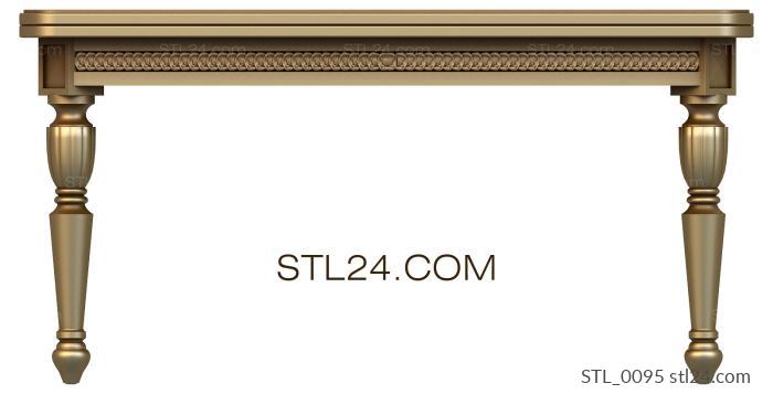 Столы (STL_0095) 3D модель для ЧПУ станка