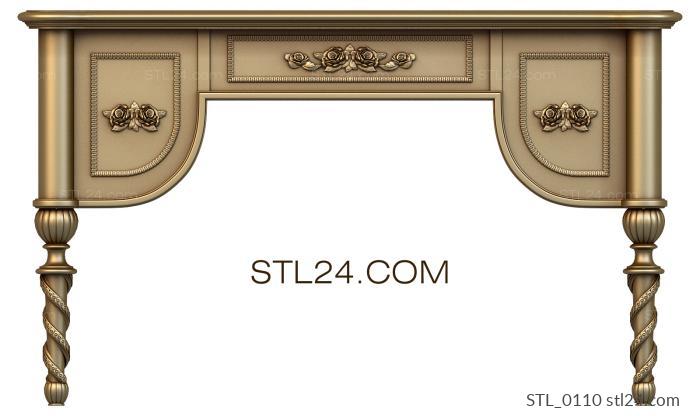 Столы (STL_0110) 3D модель для ЧПУ станка