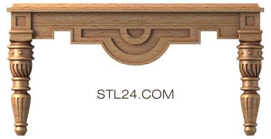 Столы (STL_0112) 3D модель для ЧПУ станка