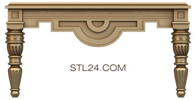Столы (STL_0112) 3D модель для ЧПУ станка
