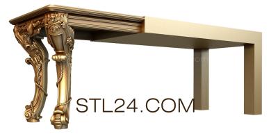 Столы (STL_0126-1) 3D модель для ЧПУ станка