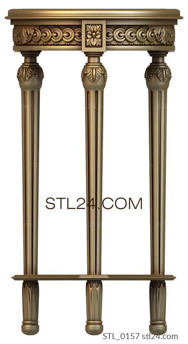Столы (STL_0157) 3D модель для ЧПУ станка