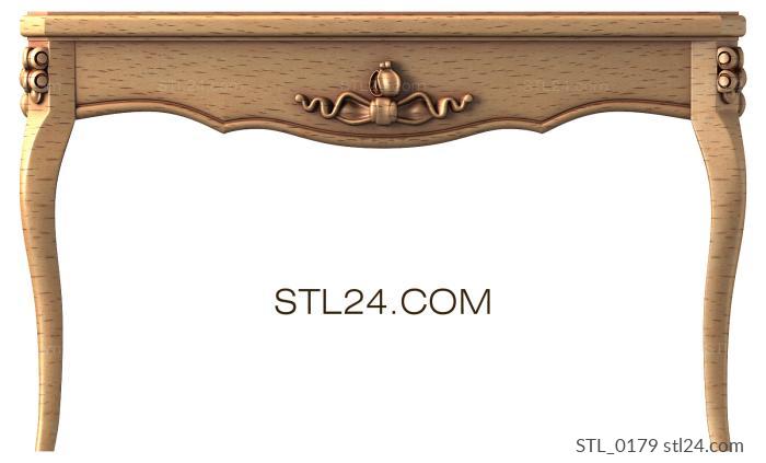 Tables (Decorative Ornate Cabinet Top Panel, STL_0179) 3D models for cnc