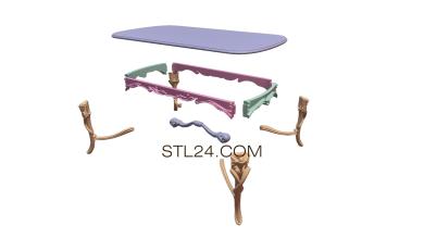 Столы (STL_0185) 3D модель для ЧПУ станка